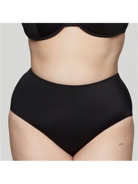 Cuup The Tap Swim Bottoms 6/XXL Black High Waist Full Cut